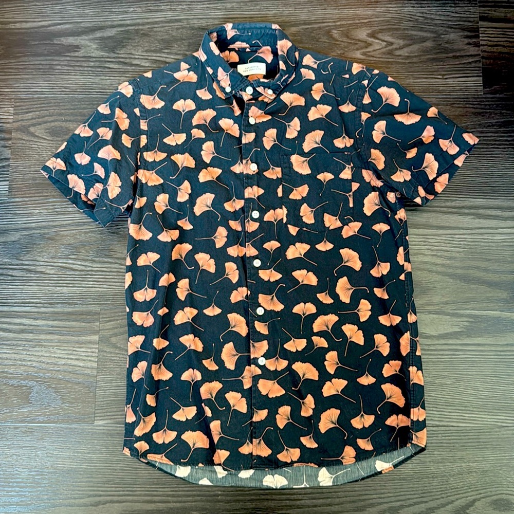 Saturdays New York City  Small Gingko Leaf Shirt